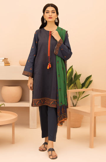 Orient OTL 21 273 U Navy Blue Summer Spring Lawn 2022 Online Shopping